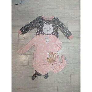 NWT Carter's girl 3T footed sleeper pajamas
